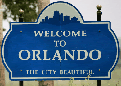 Welcome to Orlando Sign